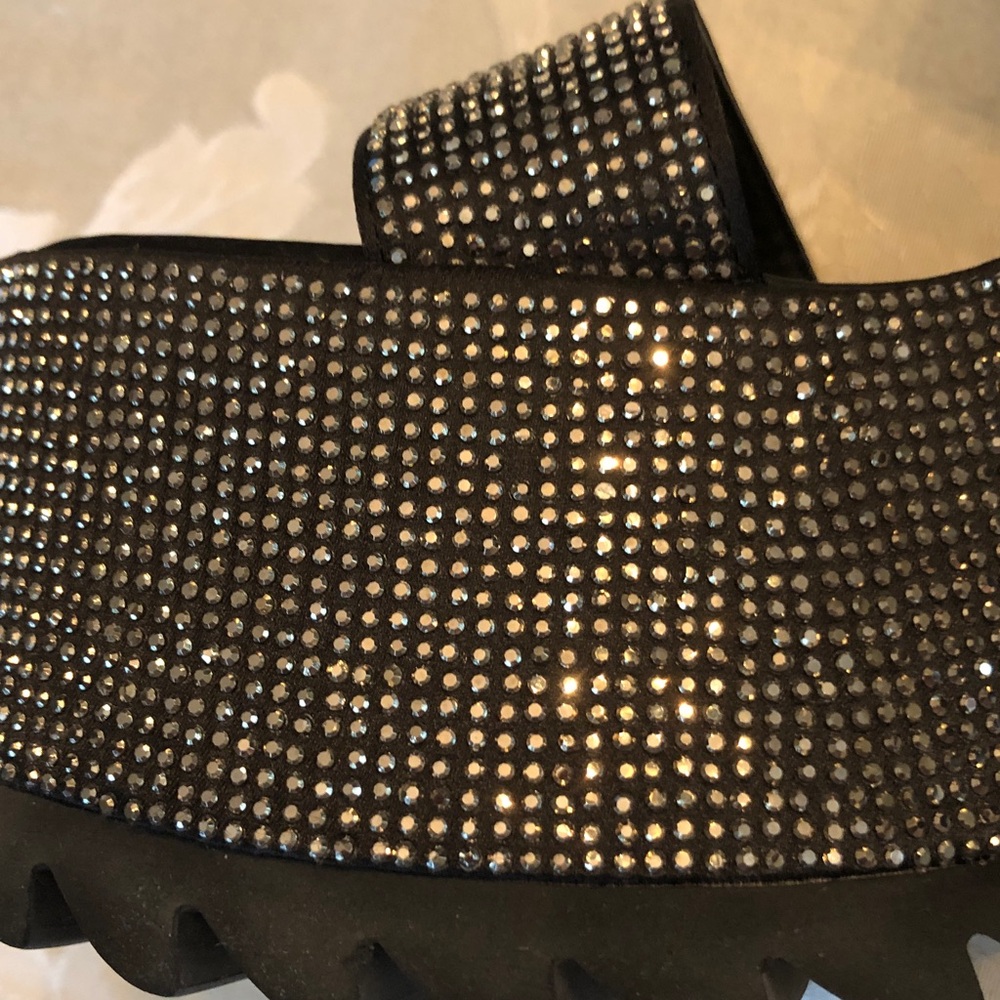 KILLSTAR Night Queen Statement Diamanté Platform Sandal - Picture 7 of 9